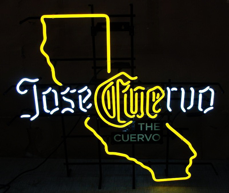 Jose Cuervo California Neon Sign
